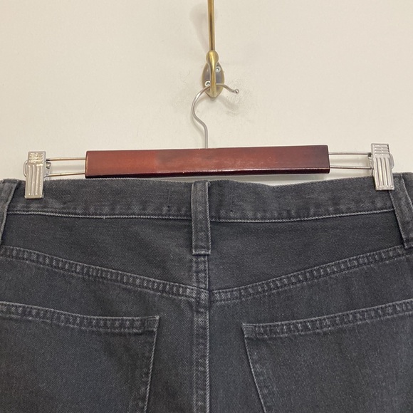 New Madewell Skirt Womens 28 Black Rigid Denim A Line Mini Jean Denim Skirt - Picture 4 of 13